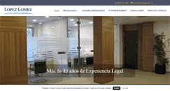 Desktop Screenshot of lgabogados.es